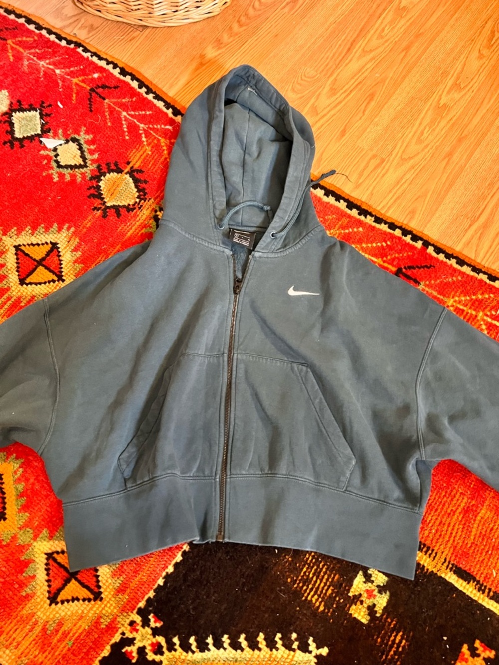 Nike Cropped Zip-Up Hoodie